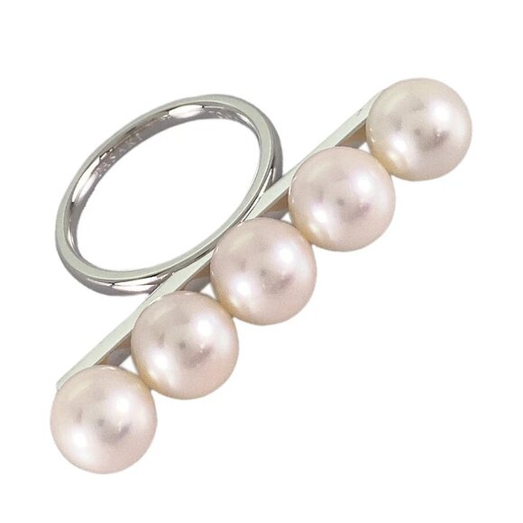 TASAKI Balance Signature White gold Pearl Ring - Picture 1 of 16